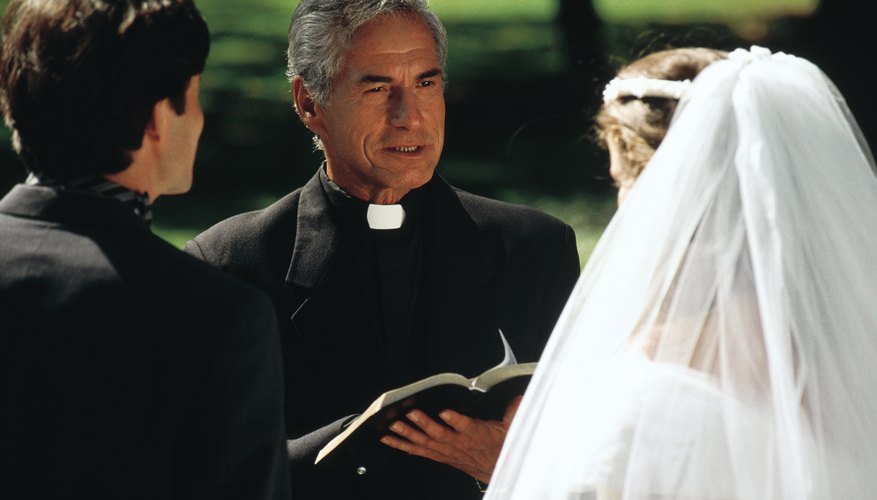 Politeness is essential to proper etiquette with the wedding minister.