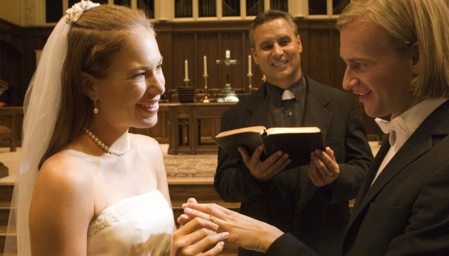 The bride and groom will appreciate your knowledge of proper etiquette for a Catholic wedding ceremony.