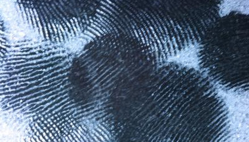 Make fingerprints with kids and examine them for fun.