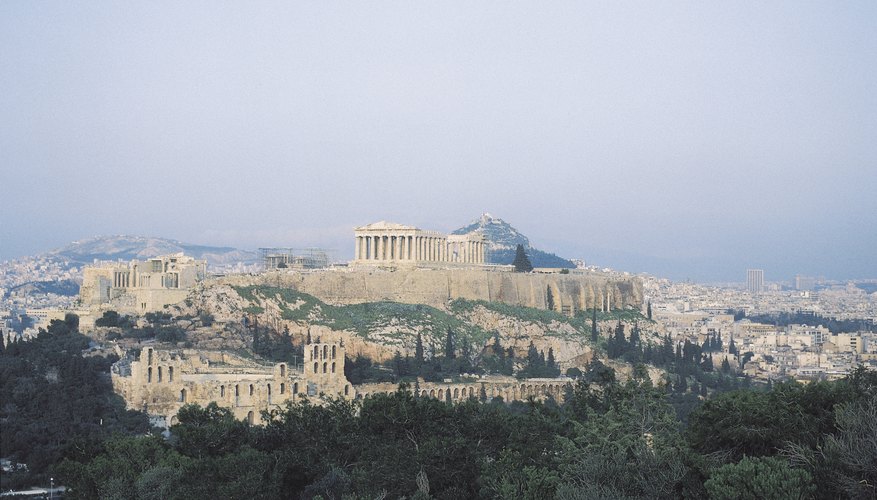Athens' Parthenon, dedicated to the goddess Athena, is located on the Acropolis.