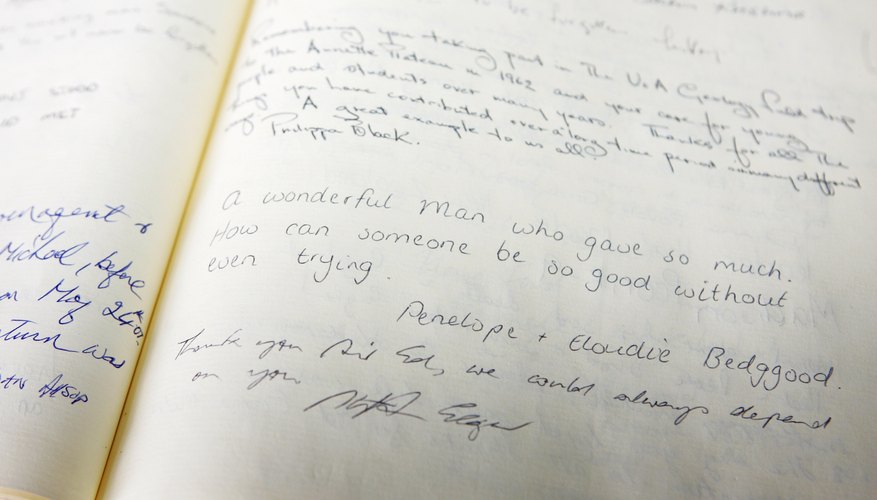 Sign the register book.