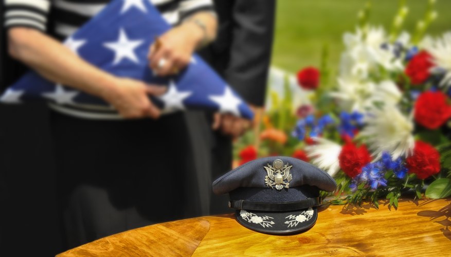 The Proper Way to Drape a Flag Over a Casket