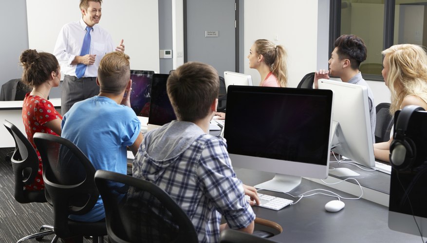 Group of students in computer lab