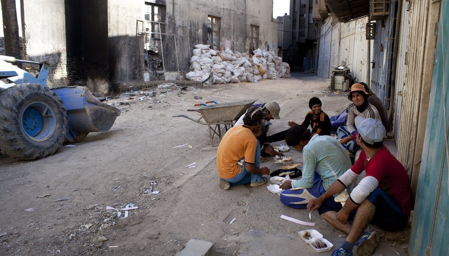 Ten years after invasion, Baghdad still shows the scars of war.