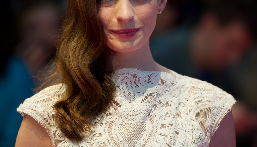 Anne Hathaway channels silky siren waves.