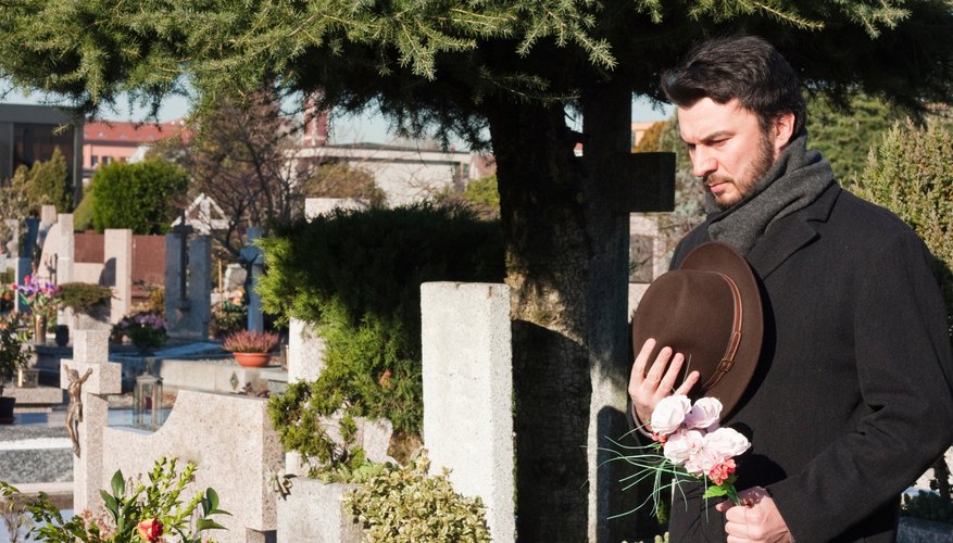 Dress in subdued clothing that shows respect for the deceased.