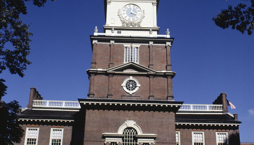 The Constitutional Convention was held secretly in Philadelphia's Independence Hall.