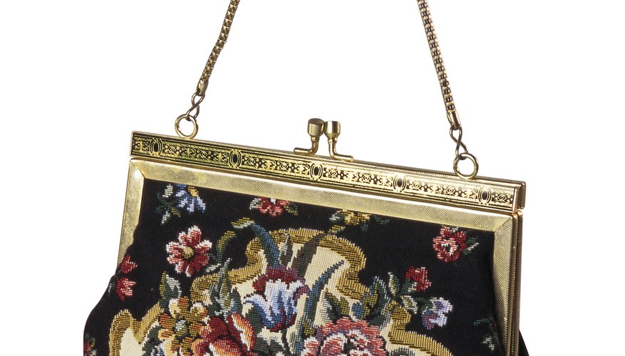 Freshen up an old purse to keep your belongings clean.