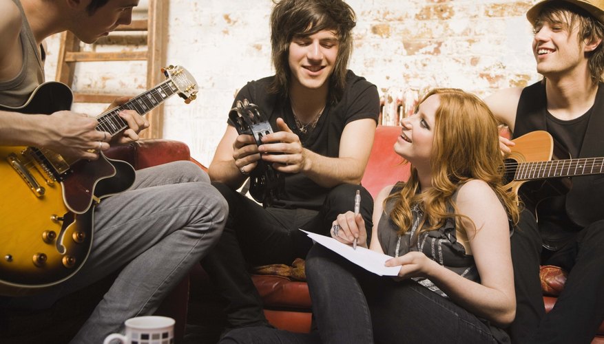 Mix videos and music with behind-the-scenes stories to promote a new band.