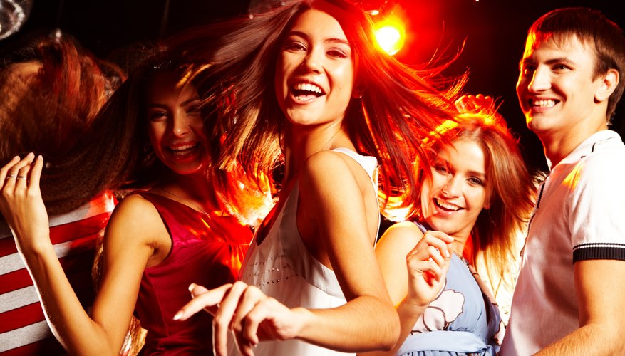 Friends dancing