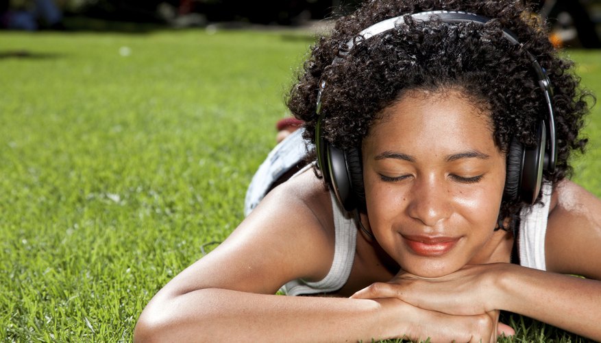 Listen to language learning discs.