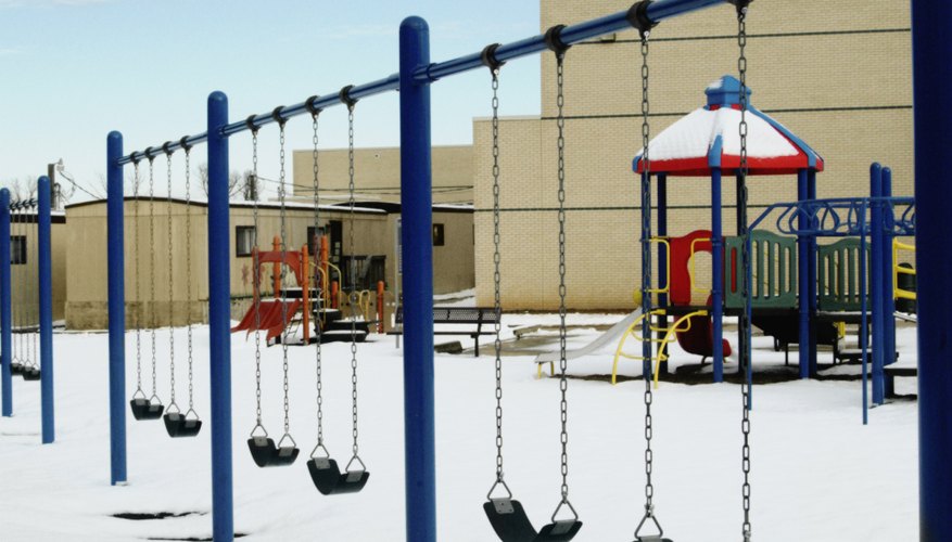 Costs for elementary playground equipment depends on the chosen elements.