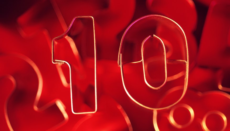 Numbers ten and larger are typically represented by numerals in APA style.