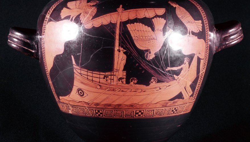 Odysseus sets sail from Troy not knowing the journey home would take him 10 years.
