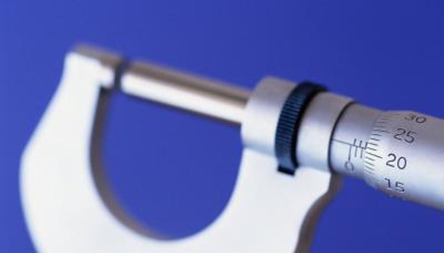 Micrometers are accurate to within a thousandth of an inch.