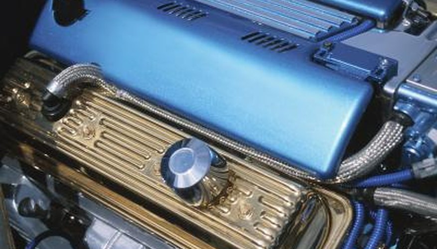 The valves in most modern engines will be found beneath a rectangular cover such as this.