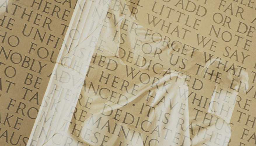 President Abraham Lincoln delivered the short Gettysburg address, considered by many the best presidential speech in American history.
