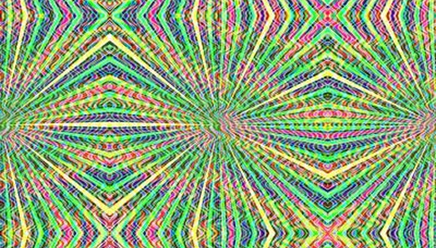 Psychedelic art is abstract in ways specific to the 60s and 70s era.