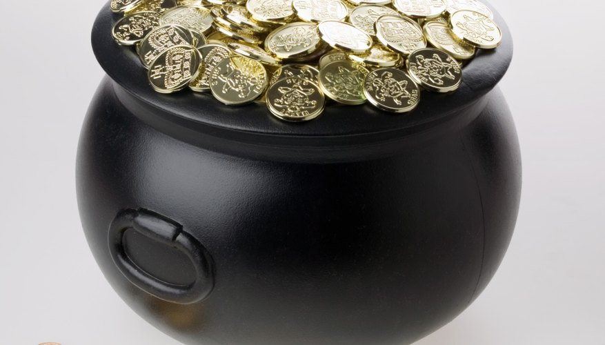 Folktales unite people in shared myths, such as searching for the fictional pot of gold at the end of a rainbow, which serves as an illustration for some life experiences.