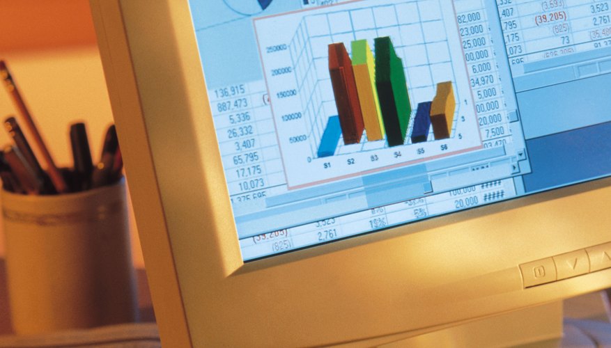 Graphical elements in a spreadsheet help organize your data.