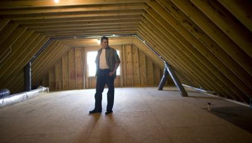 Attics provide extra space for a spare room or storage.