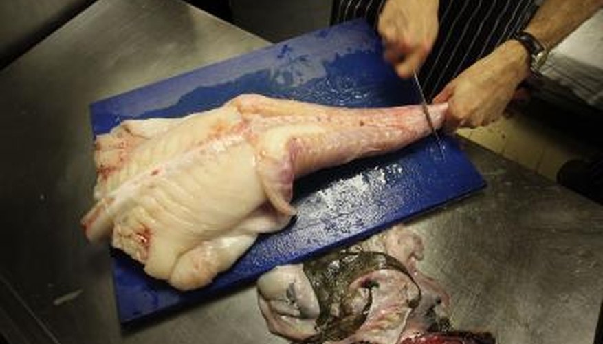 Monkfish is relatively easy to fillet.