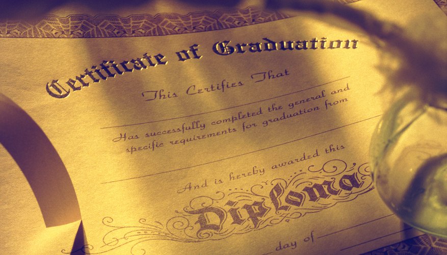 Official diploma take time to replace.