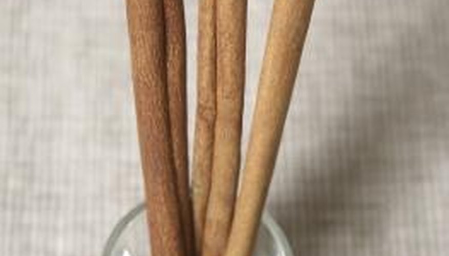 Fresh whole cinnamon sticks have a sweet and spicy aroma.