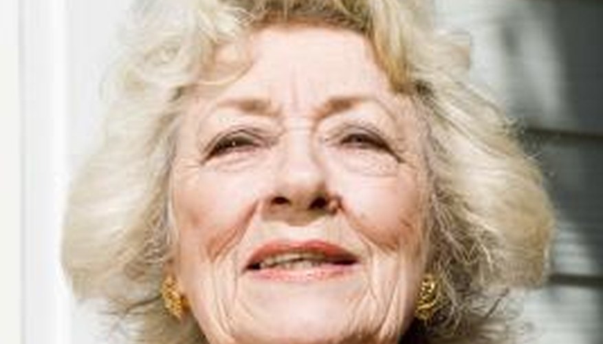 A change in eye colour is not uncommon among the elderly, for a variety of reasons.