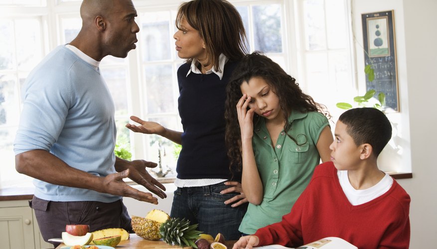Conflict between parents can affect the whole family.