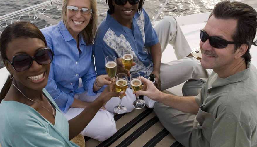 A boat christening doesn't have to be a formal occasion.