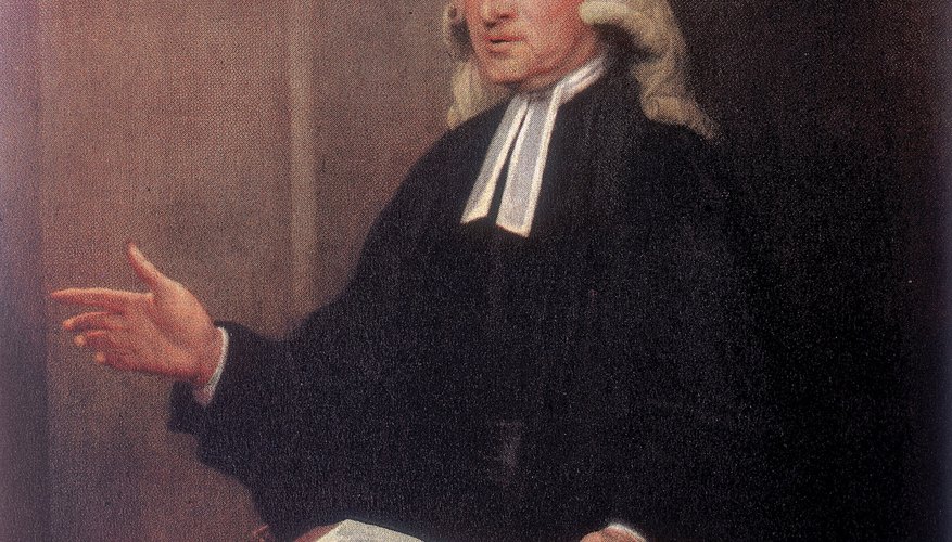 John Wesley's mid-18th century preachings laid the foundation of Methodism.