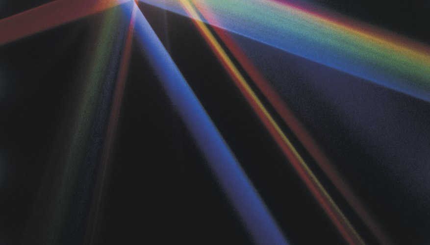 A prism shows how light bends.