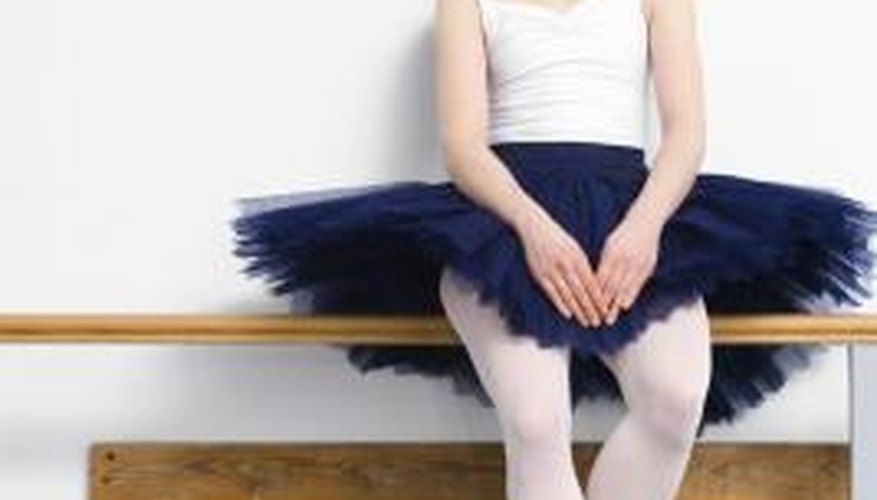 Tutus are made of a stiff tulle fabric, which needs a little refresher every once in a while.