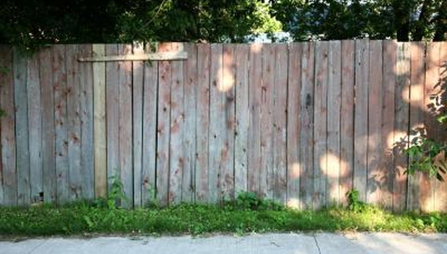 Keep your fence in good condition by cleaning it once a year.