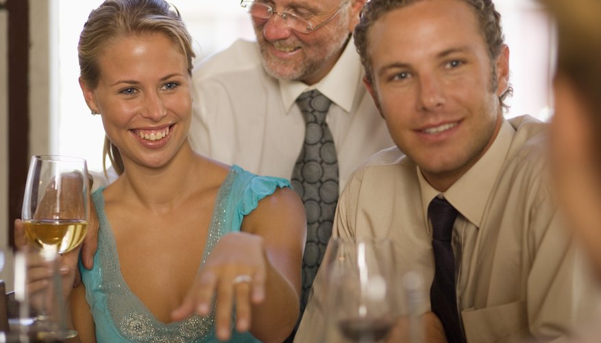Engagement parties are a way to introduce the couple to friends and family.