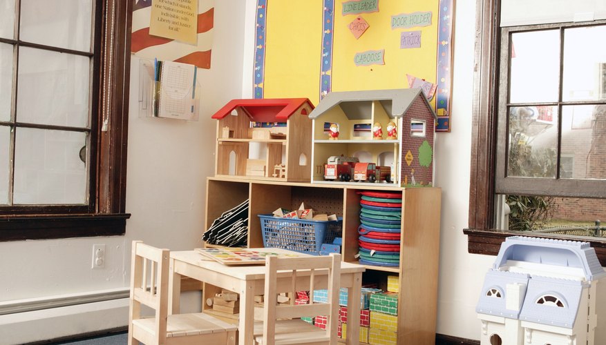 Furniture should be child-sized to help build confidence and independence.