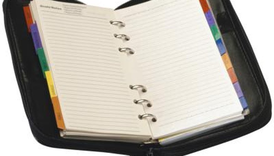 Electronic diaries are more efficient and have more features than traditional planners.