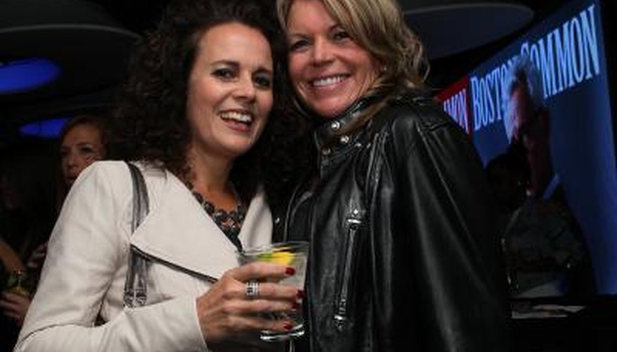 Leather jackets are warm, stylish and club appropriate.