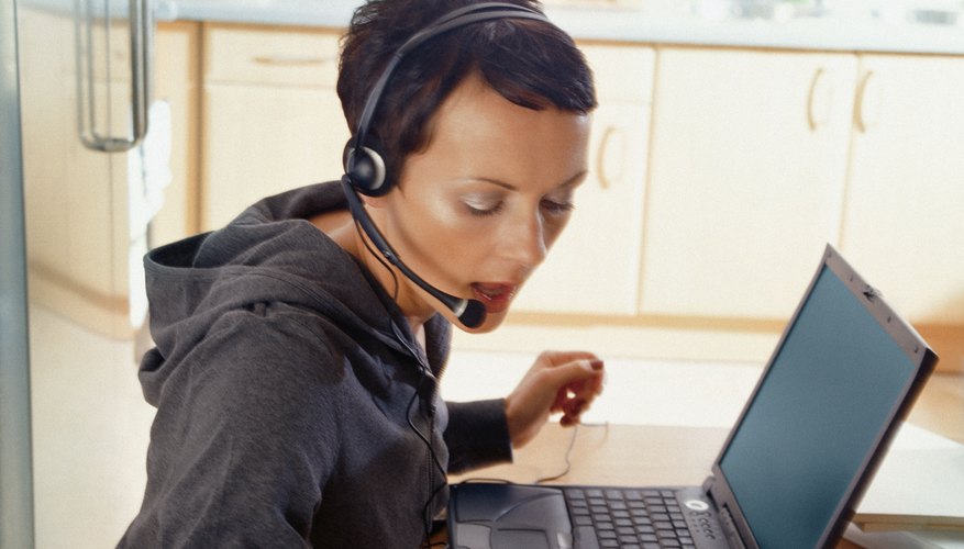 If you're using an external headset, make sure it's connected properly.
