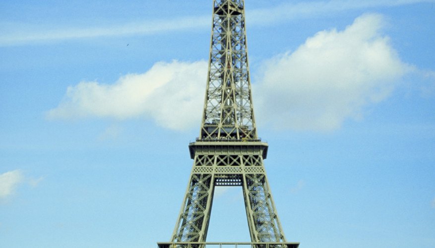Two Eiffel Towers serve as tourist attractions in the world, one in Paris and one in Las Vegas.