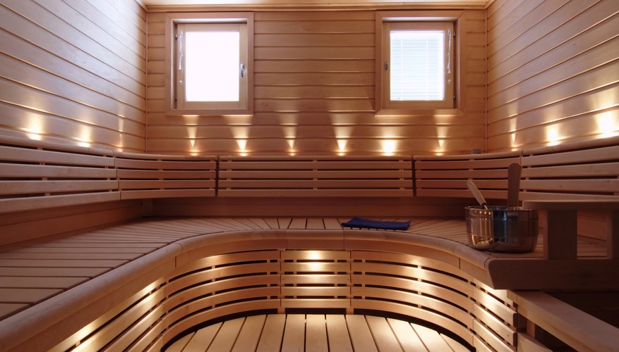 Finnish sauna room