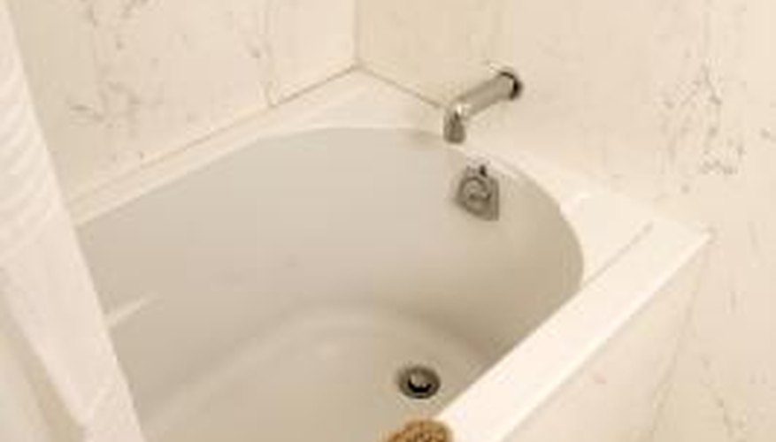 When you clean your fibreglass bathtub, be sure to use a nonabrasive scrub brush.