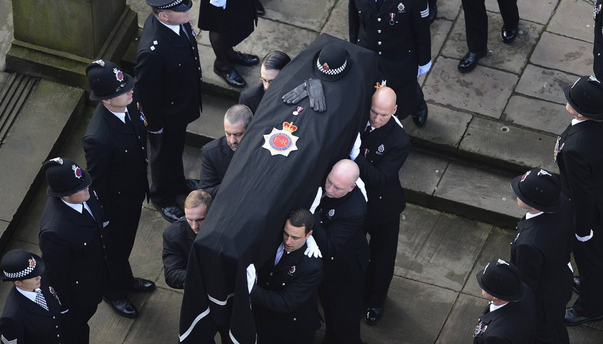 Typically six to eight pallbearers are chosen for a funeral service.