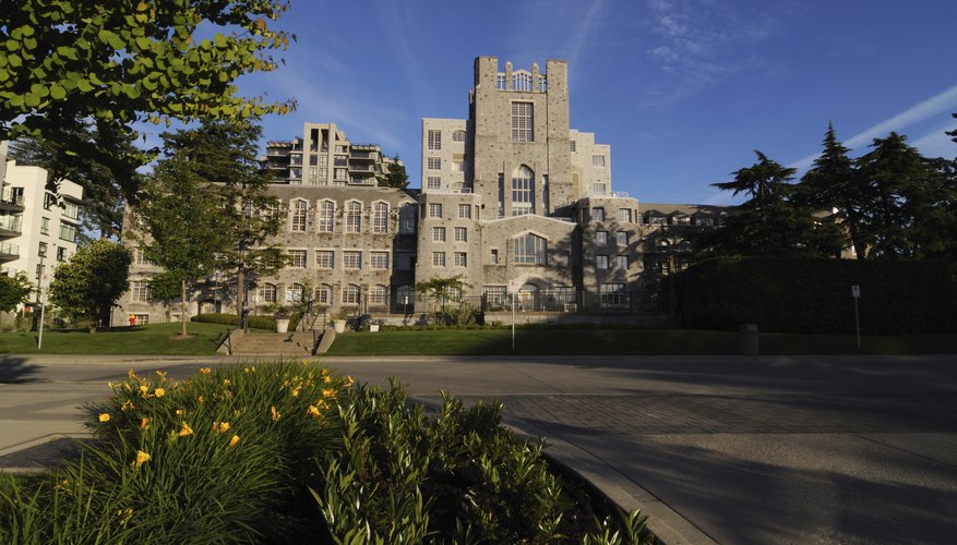 Buildings at the University of British Columbia.