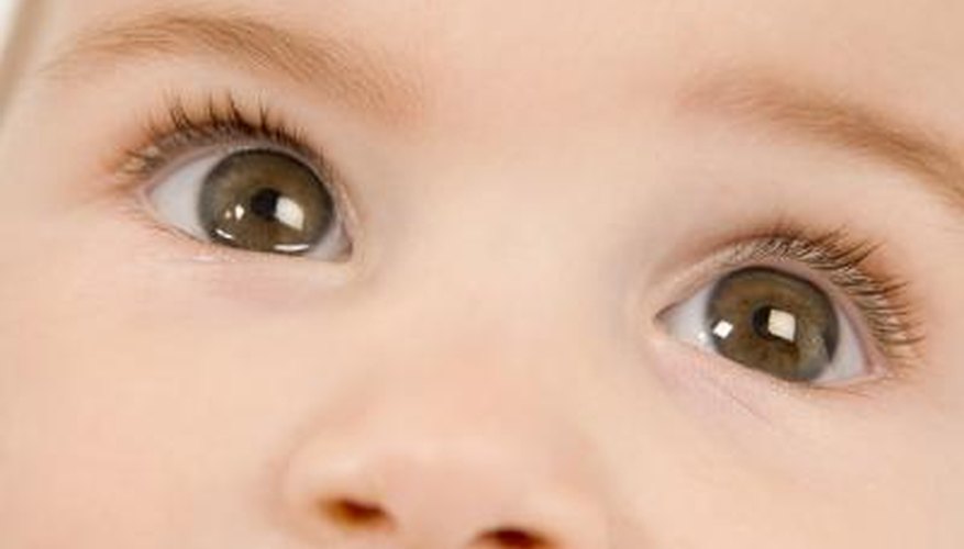 Parents often wonder what colour of eyes their baby will have.