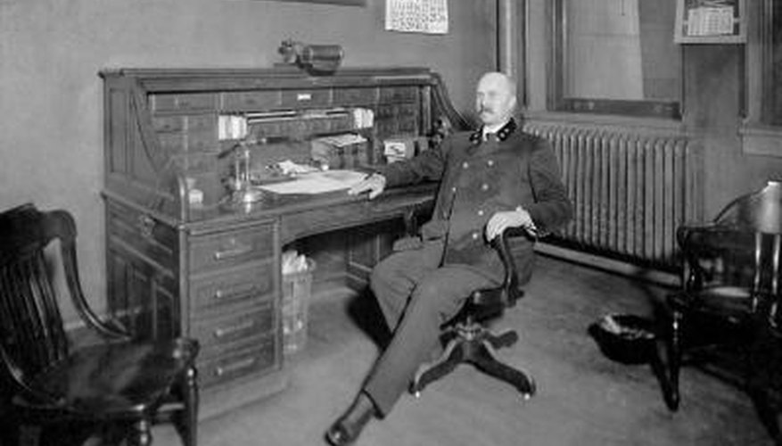 Roll-top desks have been in use in home and work offices for many years.