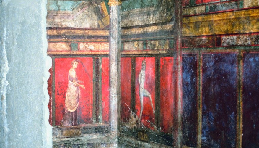 Scenes at the Villa of Mysteries depict the role of deities in rites of passage.