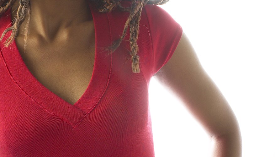 Take the color red to a new level of bold when you wear it with white jeans.