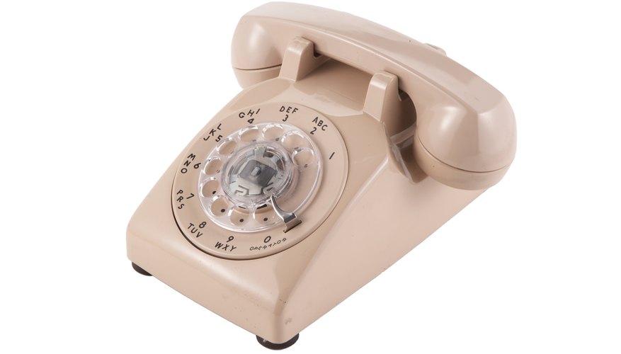 Rotary telephones and pulse dialing dominated early land-line service.